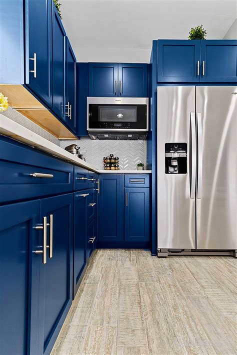 pictures of kitchens with steel blue cabinets|blue kitchen cabinet decorating ideas.